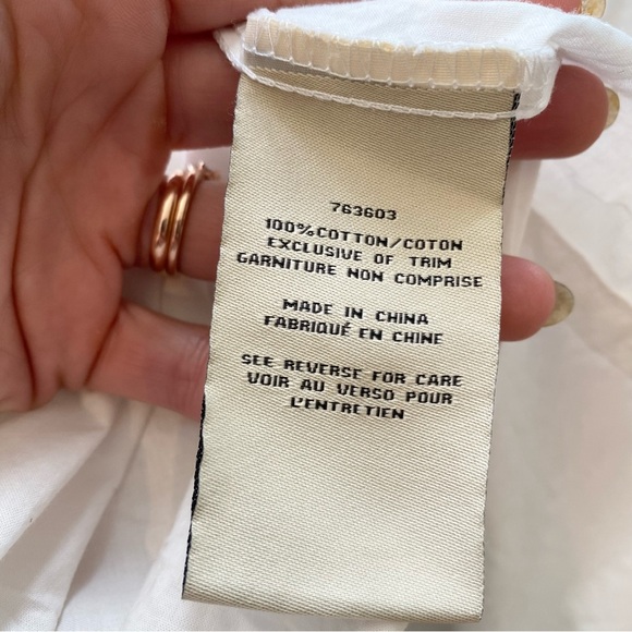 HOST PICK ✨ Calvin Klein Girls White and Denim Dress - Picture 7 of 7